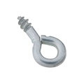 National Hardware Screw Eye, #212-1/2, 0.105 in Dia Wire, 1/4 in L Thread, 3/4 in OAL, 20 lb Working Load, Zinc N118-281